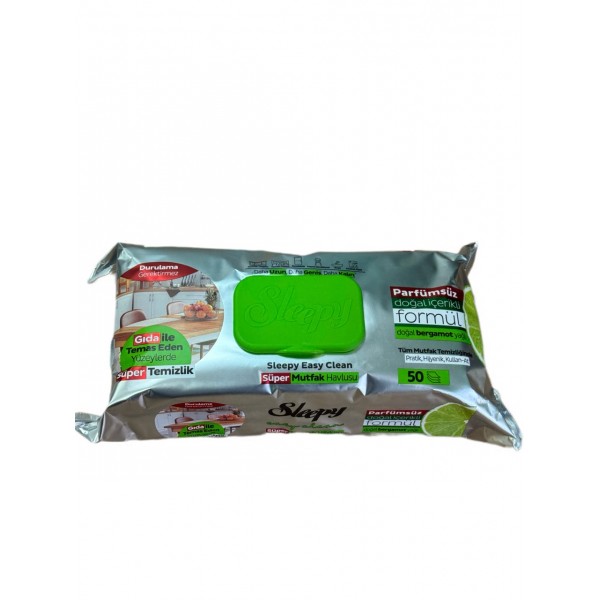 Влажные Салфетки Sleepy  для Уборки Кухни 50шт